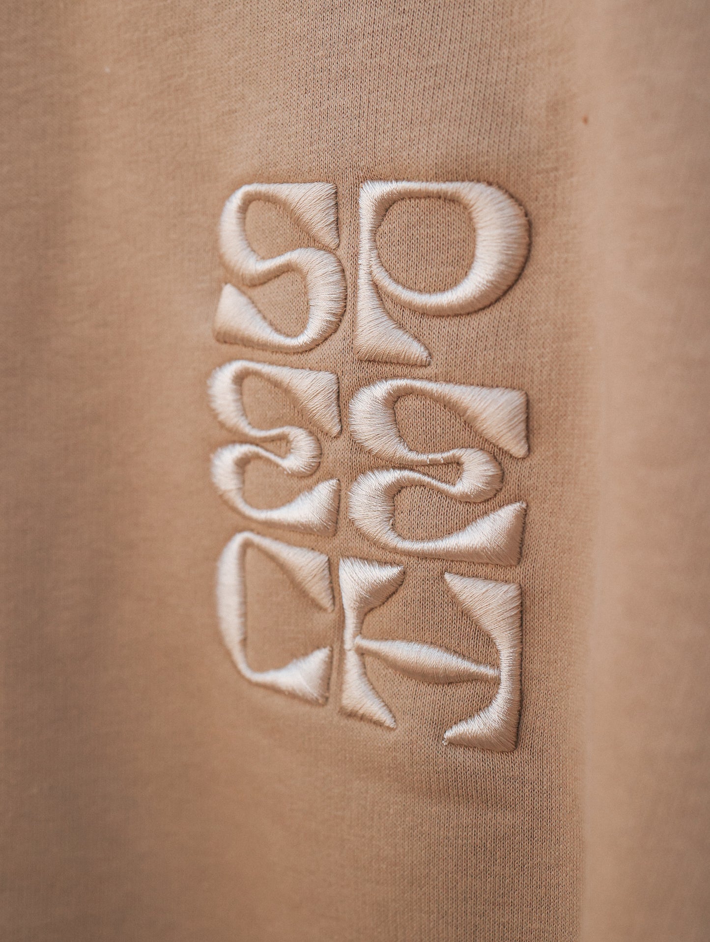 SPEECH Embroidered Crew - Sand